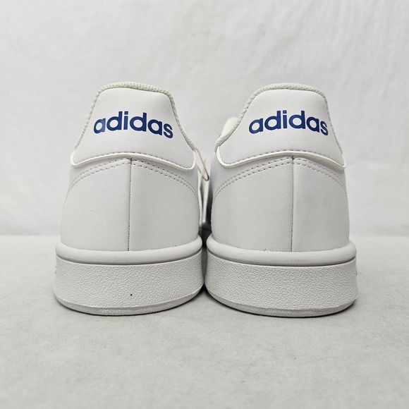 Adidas Grand Court Base Tennis Shoes EE7901 White Blue Red Men's Size 9.5 - Picture 7 of 11